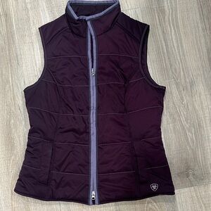 Ariat Women's Dark Purple Quilted Vest